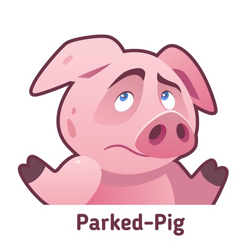 Pigs with different emotions design