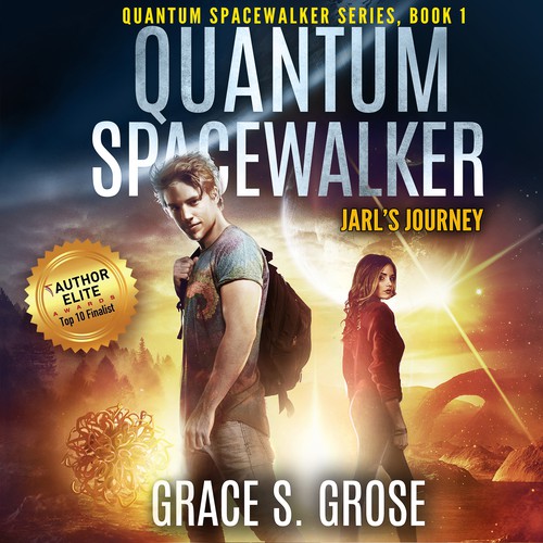 Quantum Spacewalker: Jarl's Journey Cover by Biserka Design