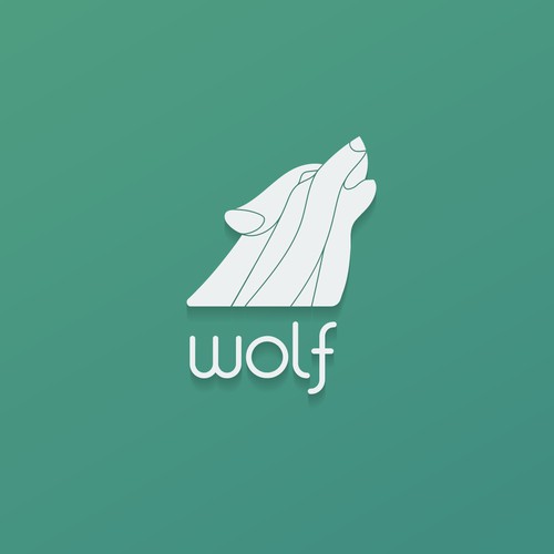 Create a FLAT logo for WOLF - The Next HUGE Social App - SiliconValley Start-up