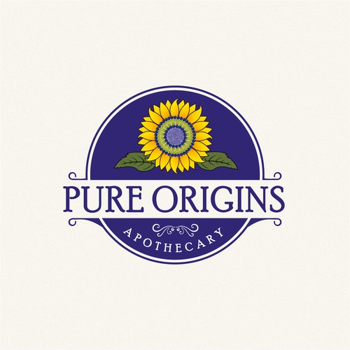 Design a healthy logo for Pure Origins Apothecary