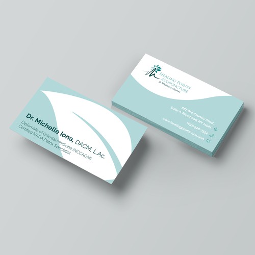 Simplistic Soothing Visiting Card