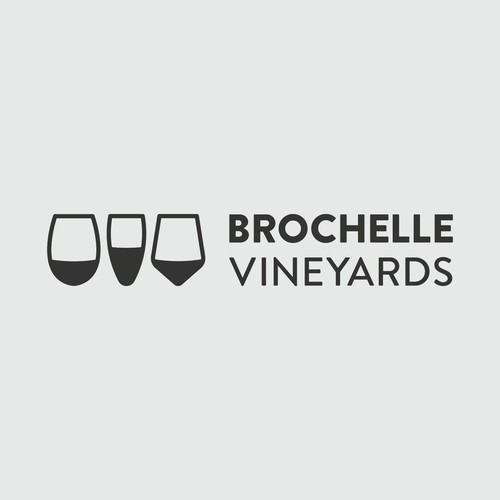 Bold logo concept for a high quality, family owned vineyard.