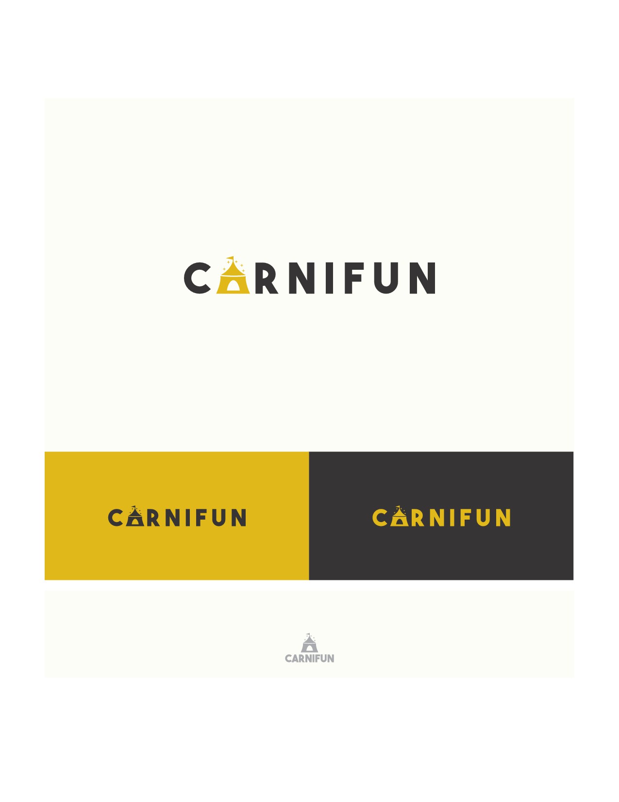 设计一个简单的标志Carnifun产生重大影响