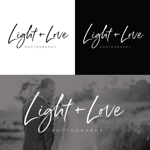 Handwritten Logo Design for Light + Love Photography