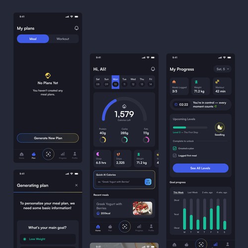 AI-Powered Fitness & Nutrition App Concept