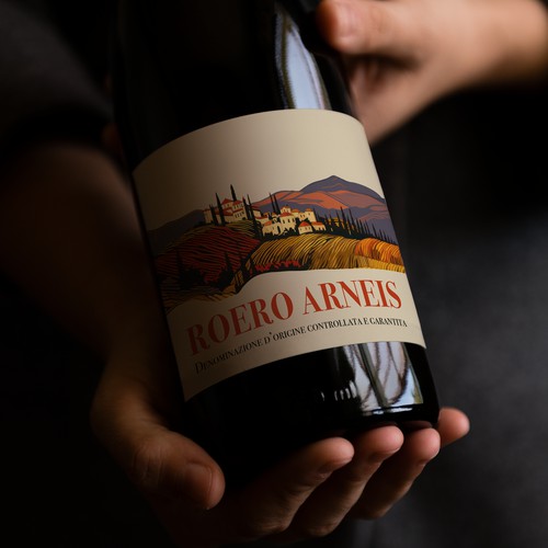 Label Design Roero Arneis