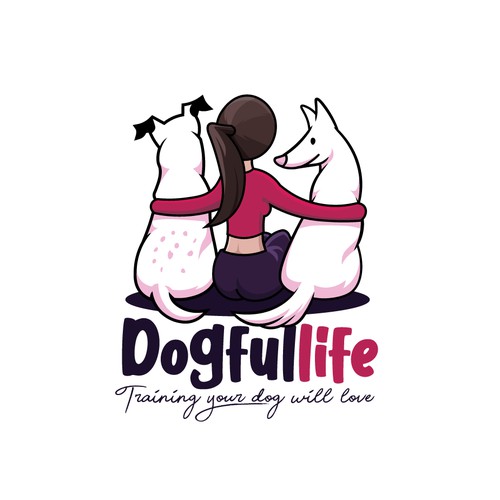 Modern and fun logo for a dog training business