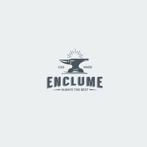 logo communicating fine craftmanship and tradition for Enclume