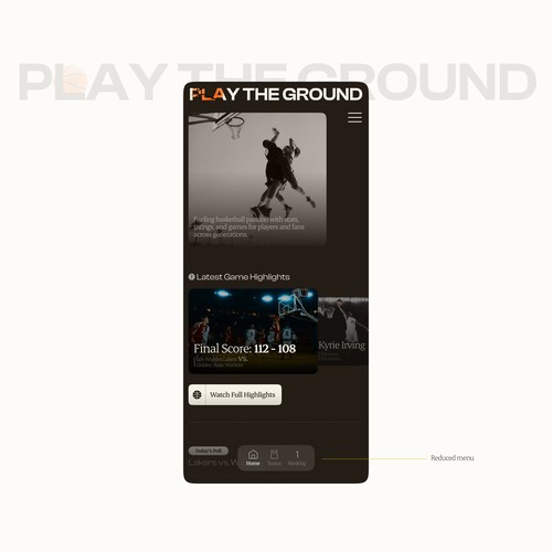 A mobile app for basketball enthusiasts