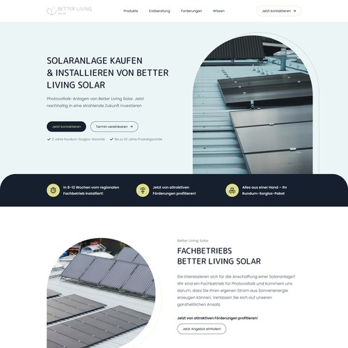 BIG German SOLAR START Web Design