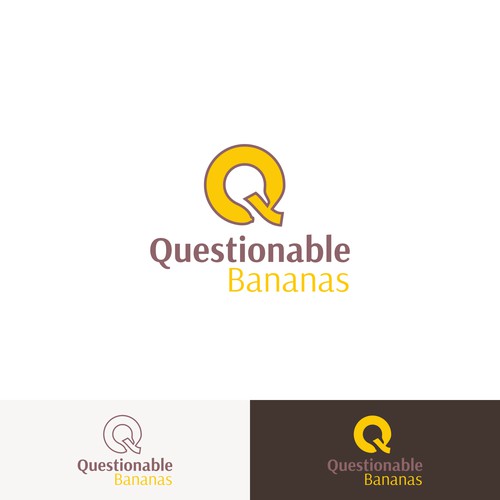 Q in banana for Questionable Bananas