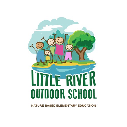 Outdoor kids school logo