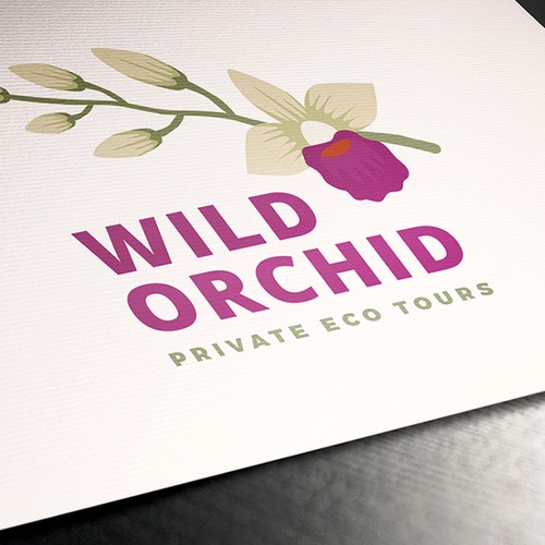 Logo design for Wild Orchid Tours