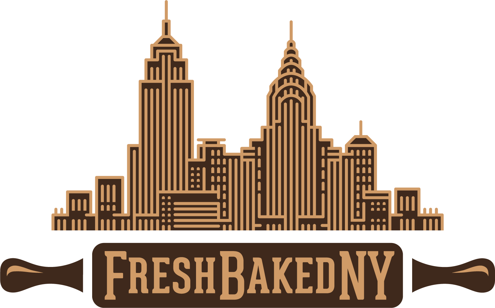 FreshBakedNY是我们的面包店公司…纽约是大而大胆。FreshBakedNY典型的纽约。纽约风格面包店项目