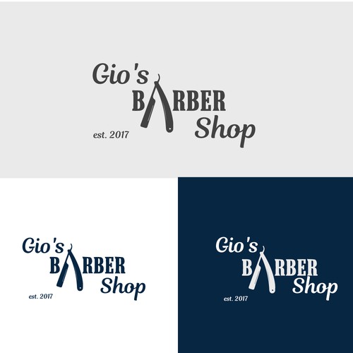  Barber shop Looking for a sick Logo design