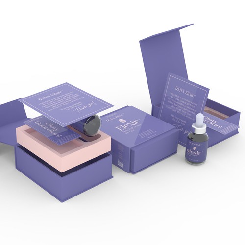 Design a Luxury Serum Box with Insert for Our Anti-Aging Skincare Brand – Create the Ultimate Unboxing Experience