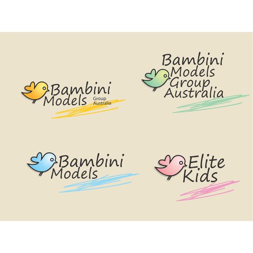 Create the next Logo Design for Bambini Models Group Australia (incorporating Bambini Models & Elite Kids)