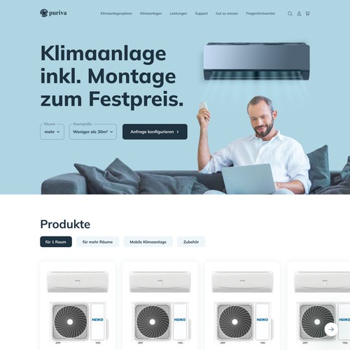Web design for website