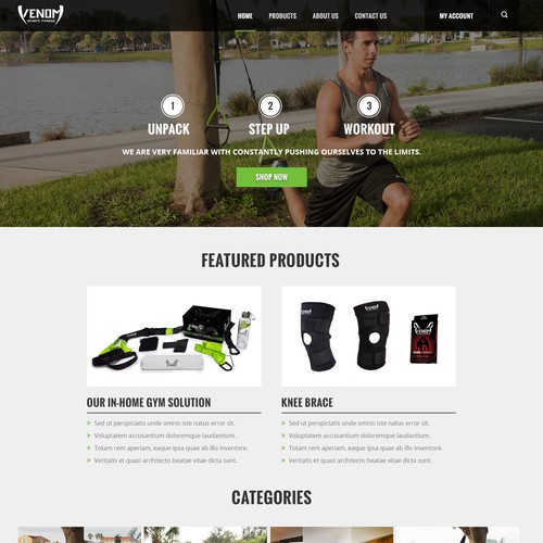 Home page Design