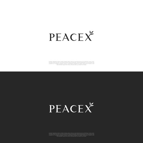 PeaceX Logo design