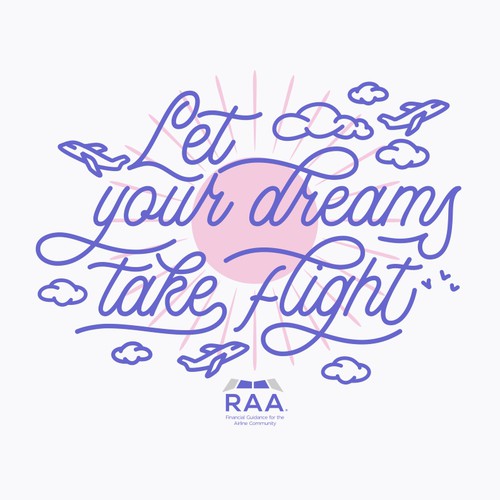 RAA Financial Guidance for the Airline Community T-shirt Design