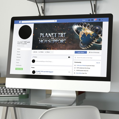 Facebook Cover for Health-Oriented Group