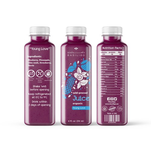 Basiligo - cold pressed organic juice 