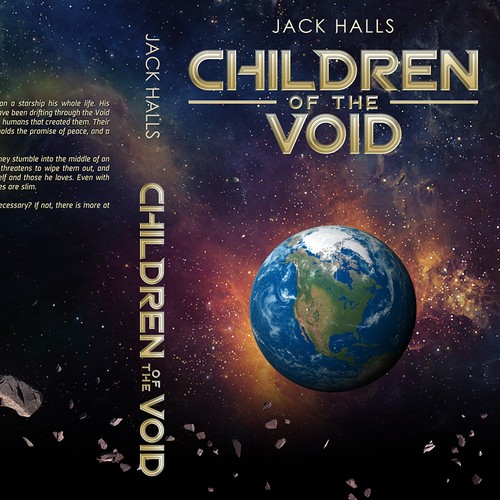 "Children of the Void" Sci- Fi book cover design contest!