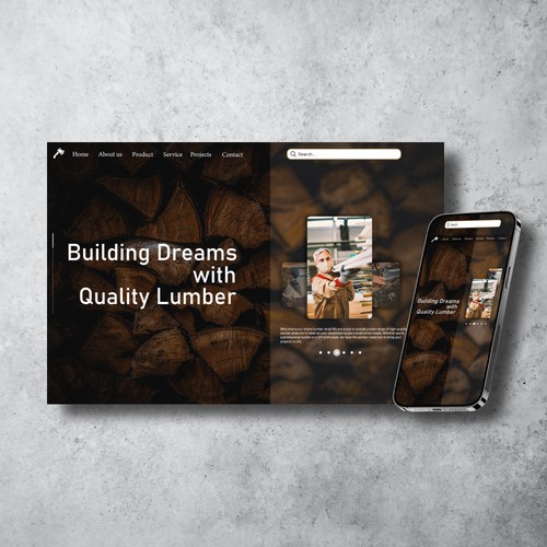 Lumber Axe - Lumber Store Landing Page