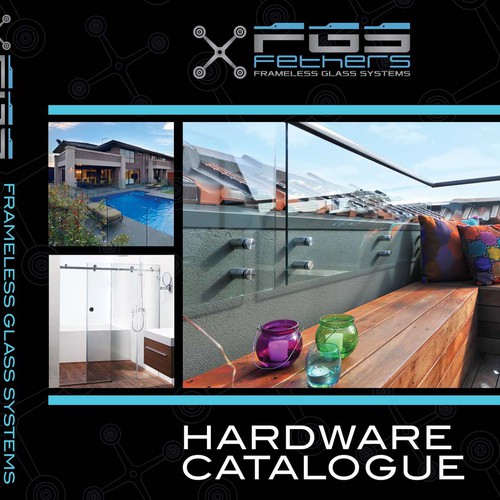 Design the new cover for the FGS Glass Hardware Catalogue