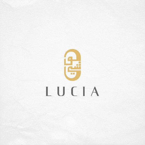 LUCIA arabic logo design 