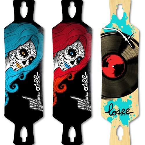 Graphics for Losee Longboards 