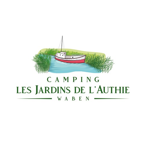 Camping logo design