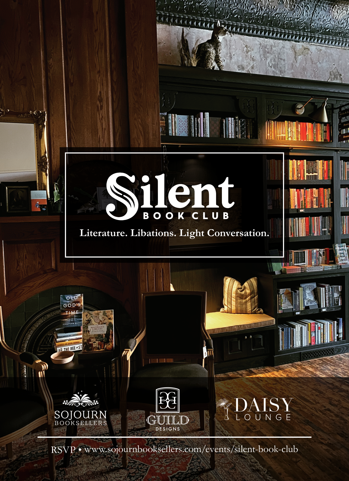 Silent Book Club Postcard