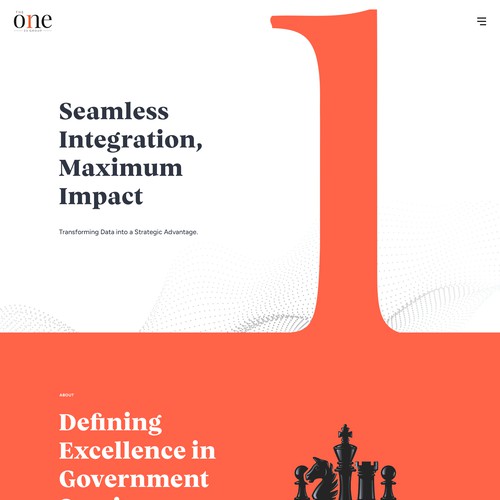 Website re-design for The One 23 Group 