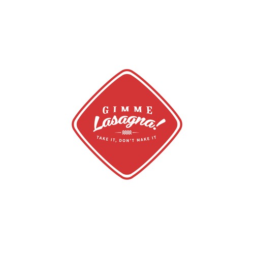 Create a logo for Gimme Lasagna!