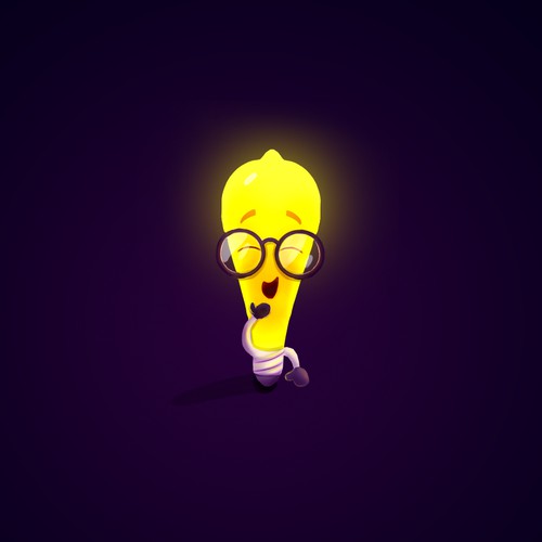 Character mascot concept for Edison Light Bulb