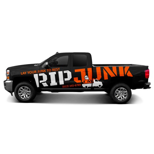 RIP JUNK Car Wrap