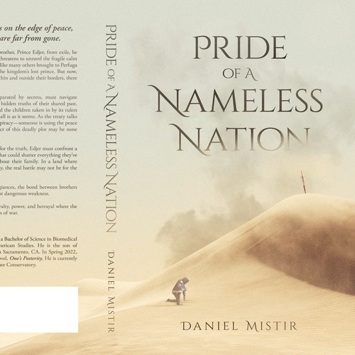 Epic fantasy book cover design