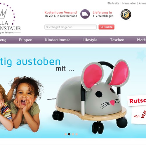 Create Logo Design und Corporate Identity package for Kids/Baby Toy Shop - GUARANTEED COMPETITION