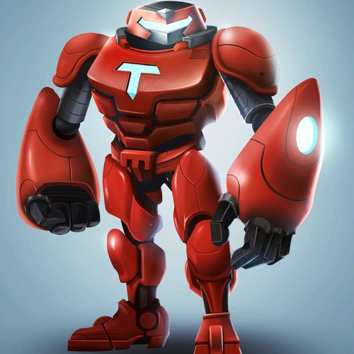 Create a robot character/mascot for Testlauncher.com