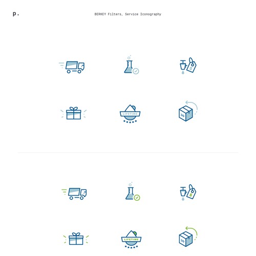 Iconography for Website Homepage