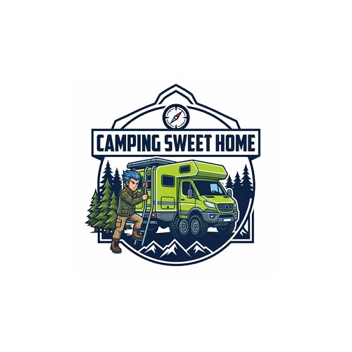 Logo design for Camping Sweet Home