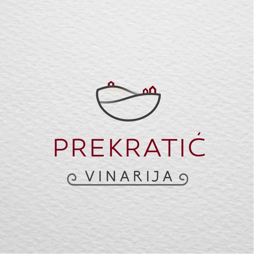 Simple logo for winemaking company