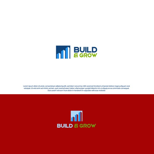 Buld & Grow Logo Design