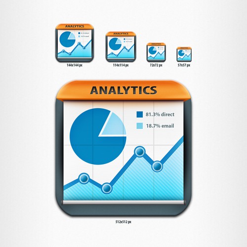 Statistics App - iPad App Icon