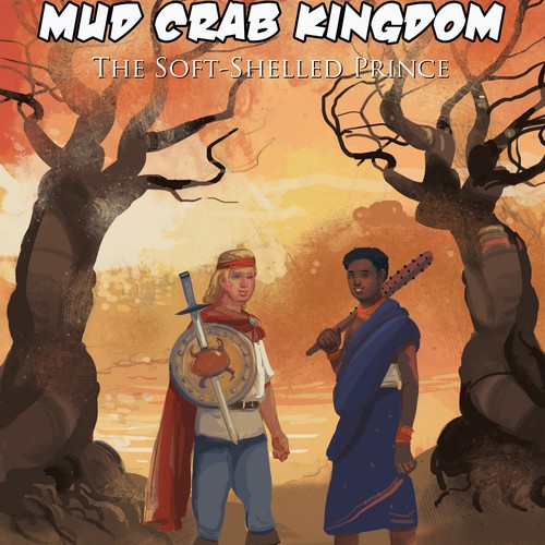 "Mud Crab Kingdom" Book cover illustration