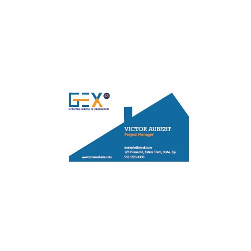 Create logo and business cards for a construction company