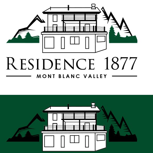 Unique logo for residence hotel 