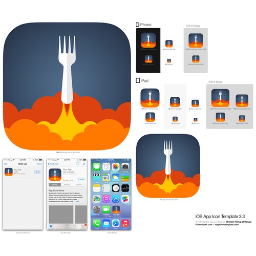 STANDOUT Icon for Food App  - FAST FEEDBACK - GUARANTEED!